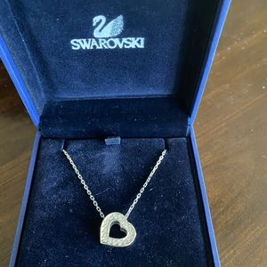 Swarovski crystal heart necklace
